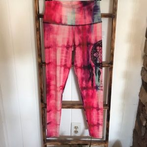 Onzie tie-dye dream catcher leggings